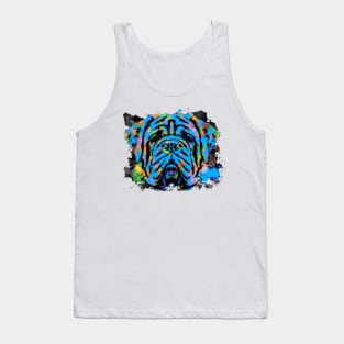 English Mastiff Crayon Tank Top